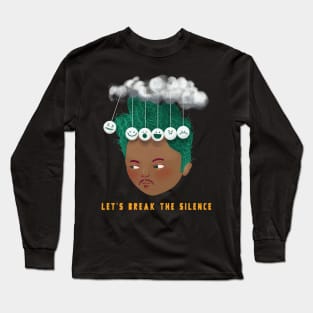 Let's Break the Silence - Men Mental Heath Long Sleeve T-Shirt